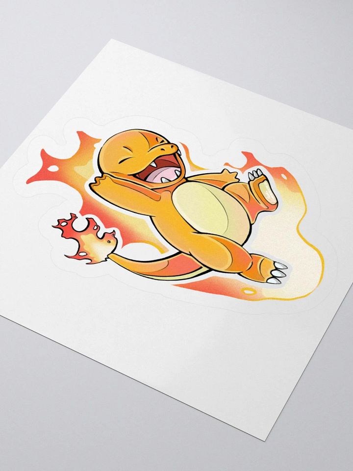 "OG Charmander" Kiss-Cut Sticker product image (1)