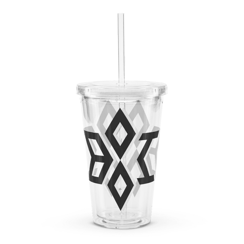 Chill Vibes Snowflake 16 fl oz Clear Double Wall Tumbler