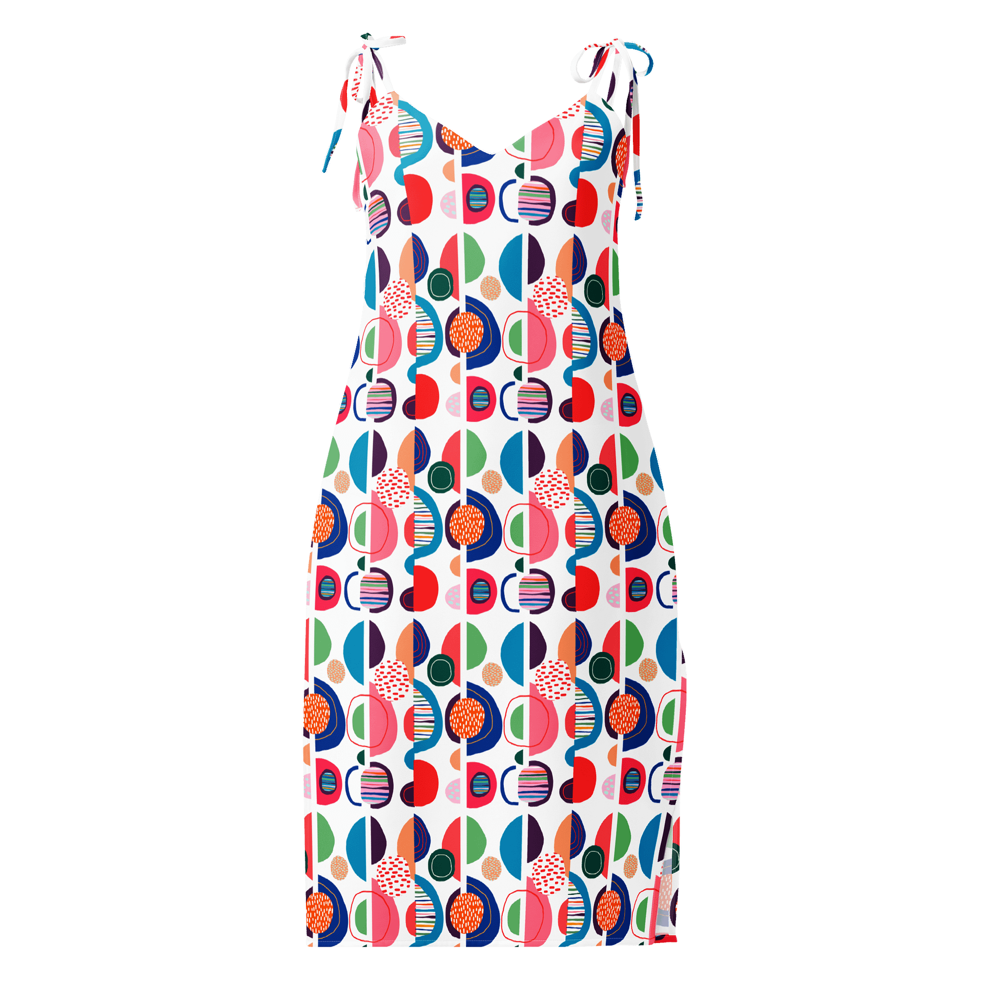 Color Pop Geometric Slip Dress product image (1)
