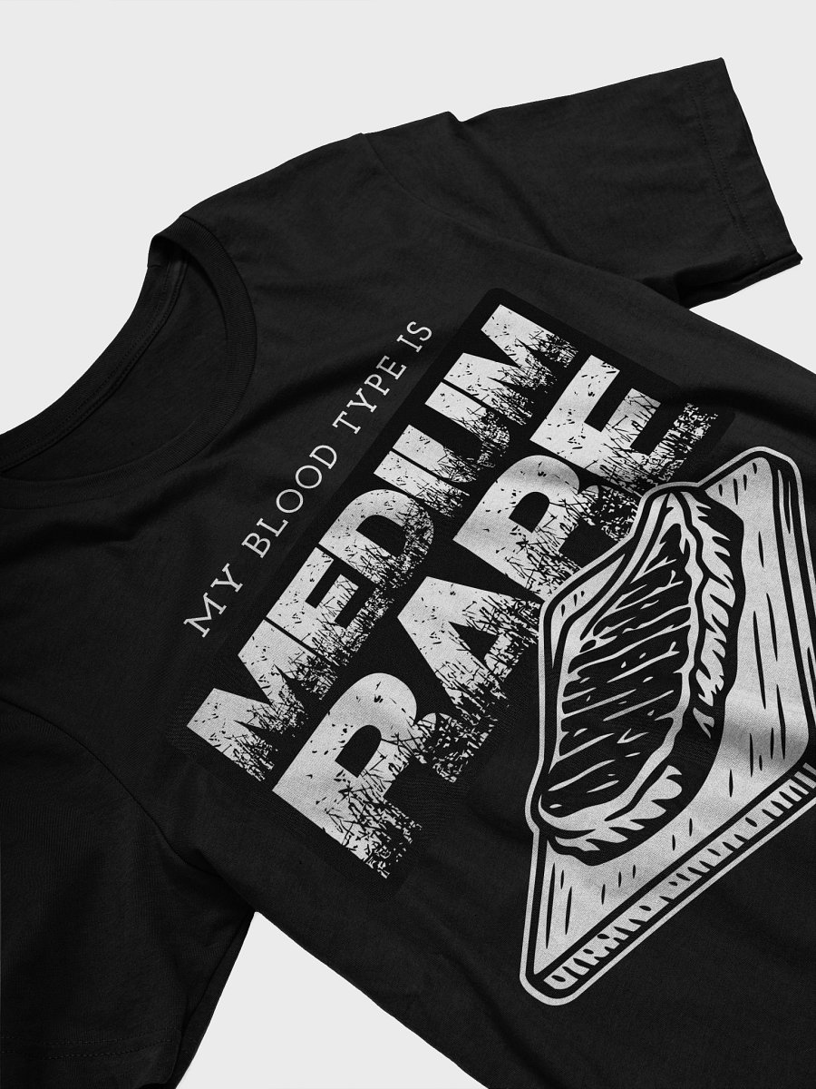 Sizzling and Grilling My Blood Type is Medium Rare Bella Canvas SoftT-Shirt product image (2)