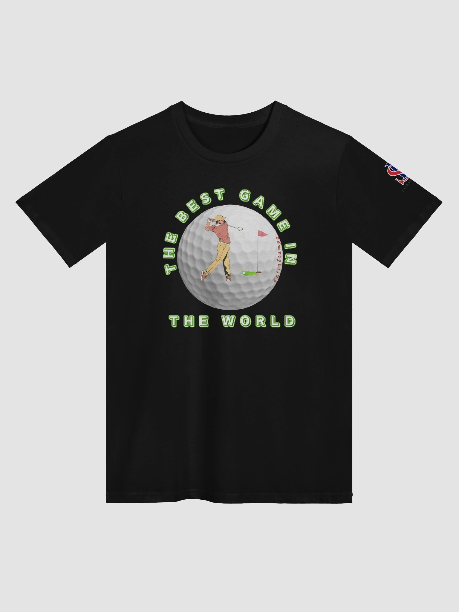 Swing into Style with 'The Best Game' Golf Ball T-Shirt product image (1)