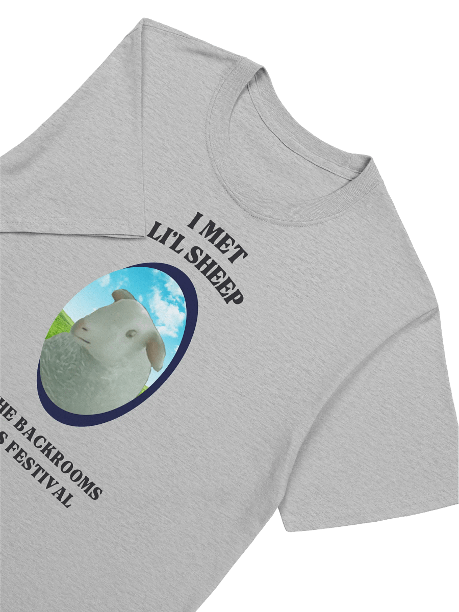 I Met Li'l Sheep at the Backrooms POOLS Festival Unisex T-Shirt product image (3)