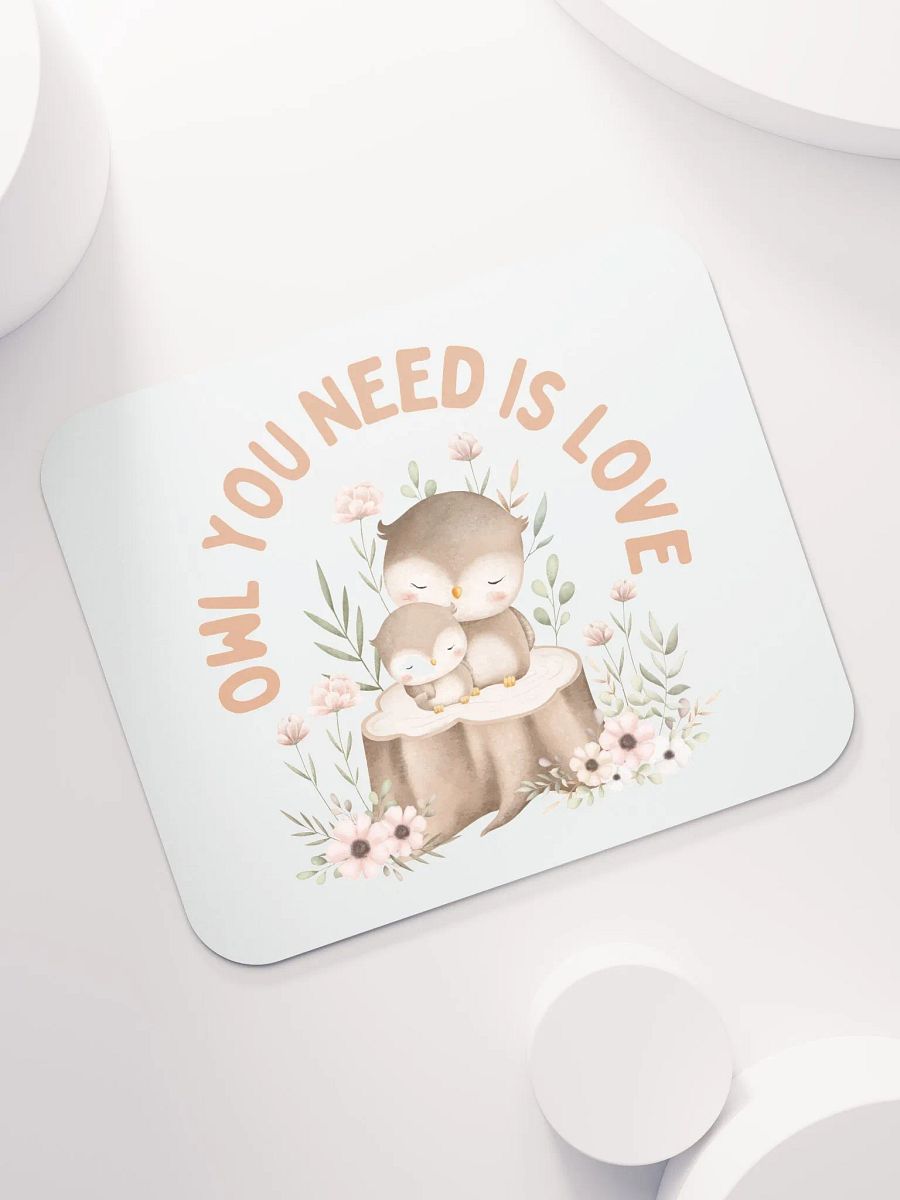 Whimsical Owls Love Mouse Pad product image (7)