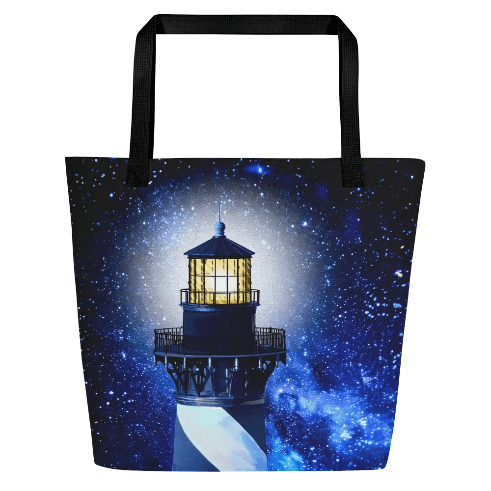 Cape Hatteras Lighthouse At Night - North Carolina Tote Bag product image (1)
