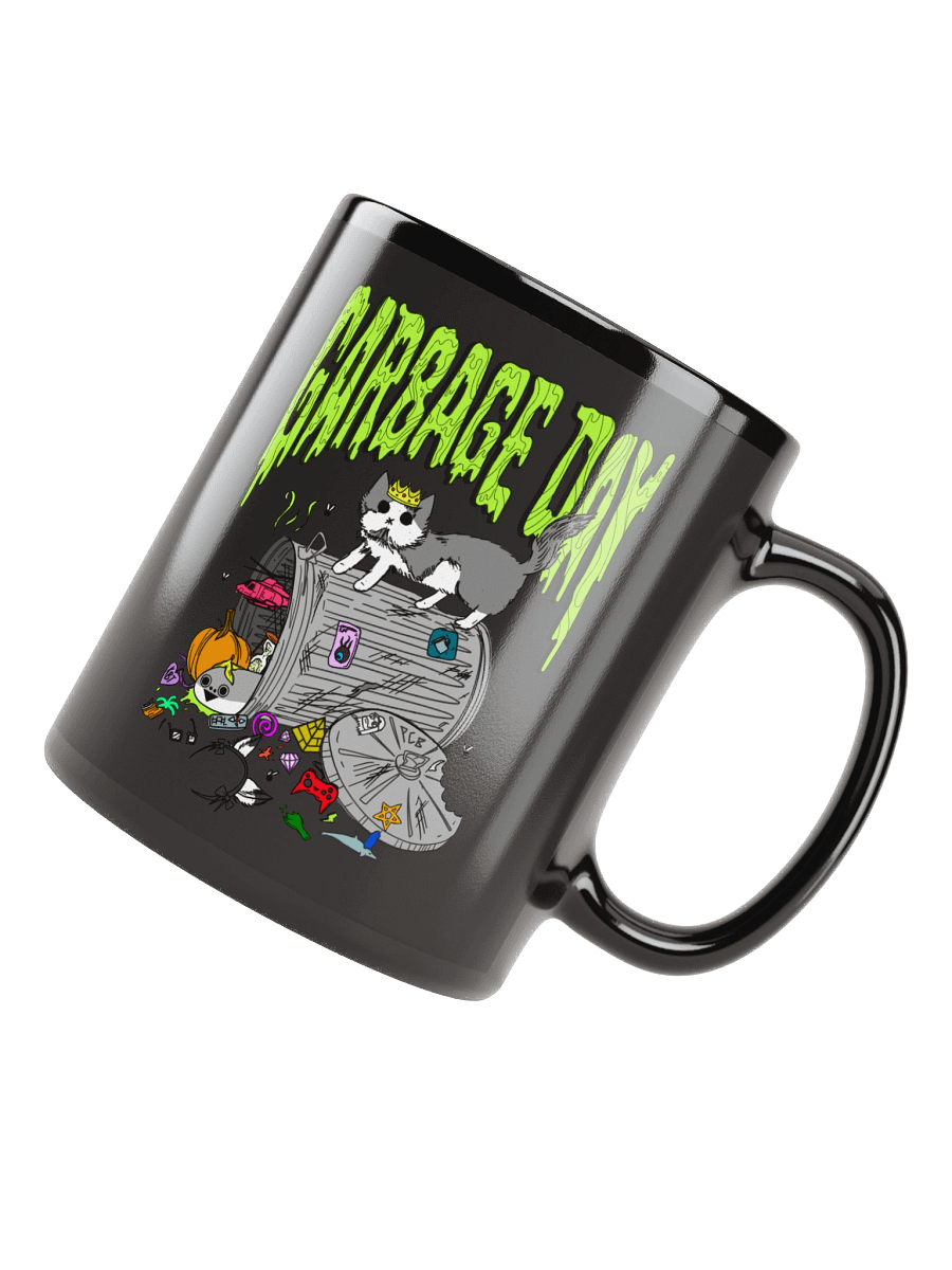 garbage day mug (black) product image (7)