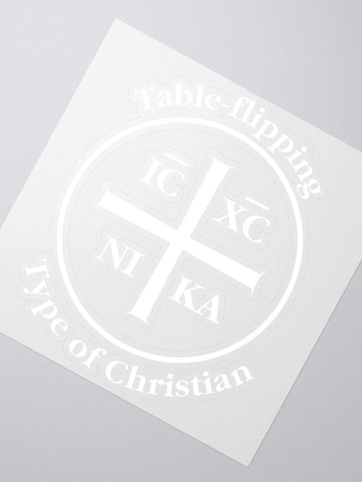 Table Flipper Sticker (White) product image (4)