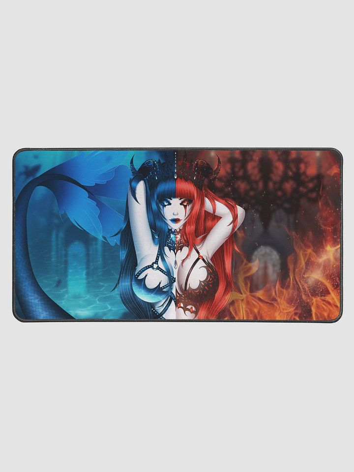 Two Sides of the story deskmat product image (1)