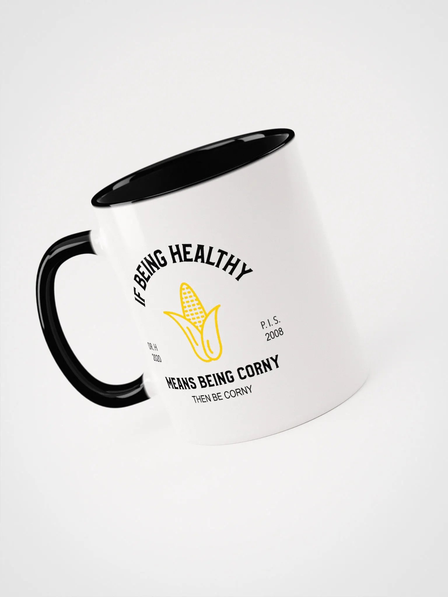 Corny Is Healthy - Mug with Color Inside product image (3)