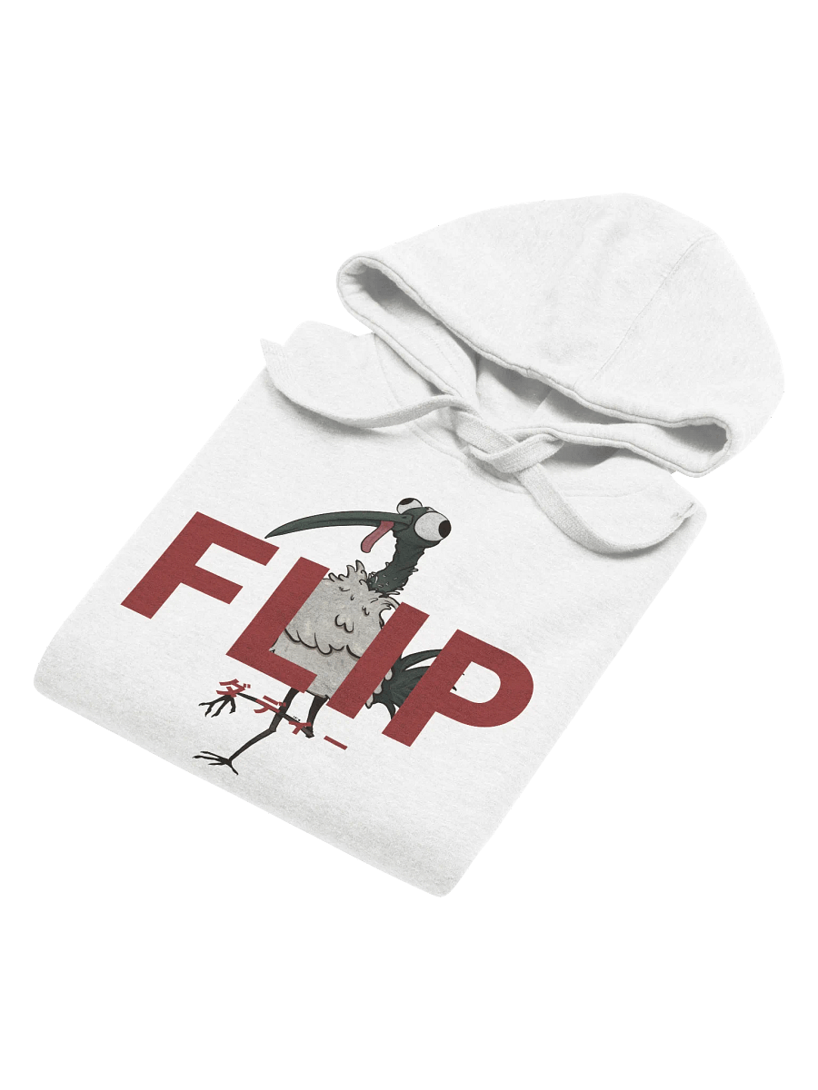 Flip & Bin Chicken Hoodie (Red Text) product image (47)