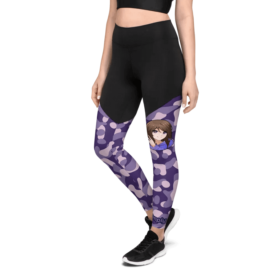 Purple Camo Nova Sports Leggings product image (12)