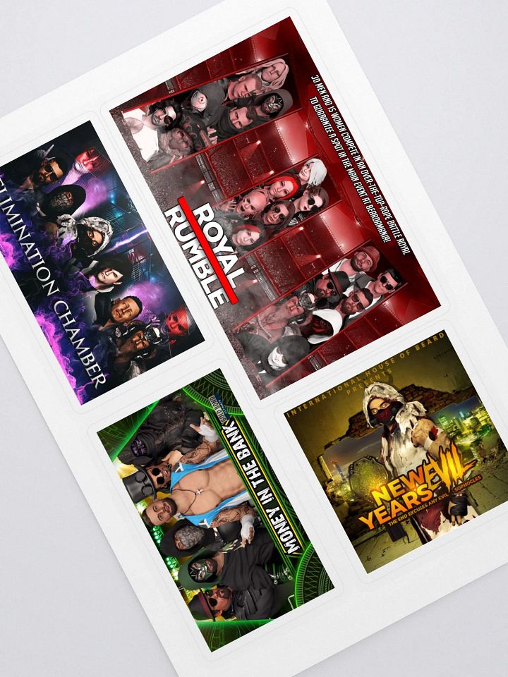 International House of Beard Commemorative Event Stickers product image (1)