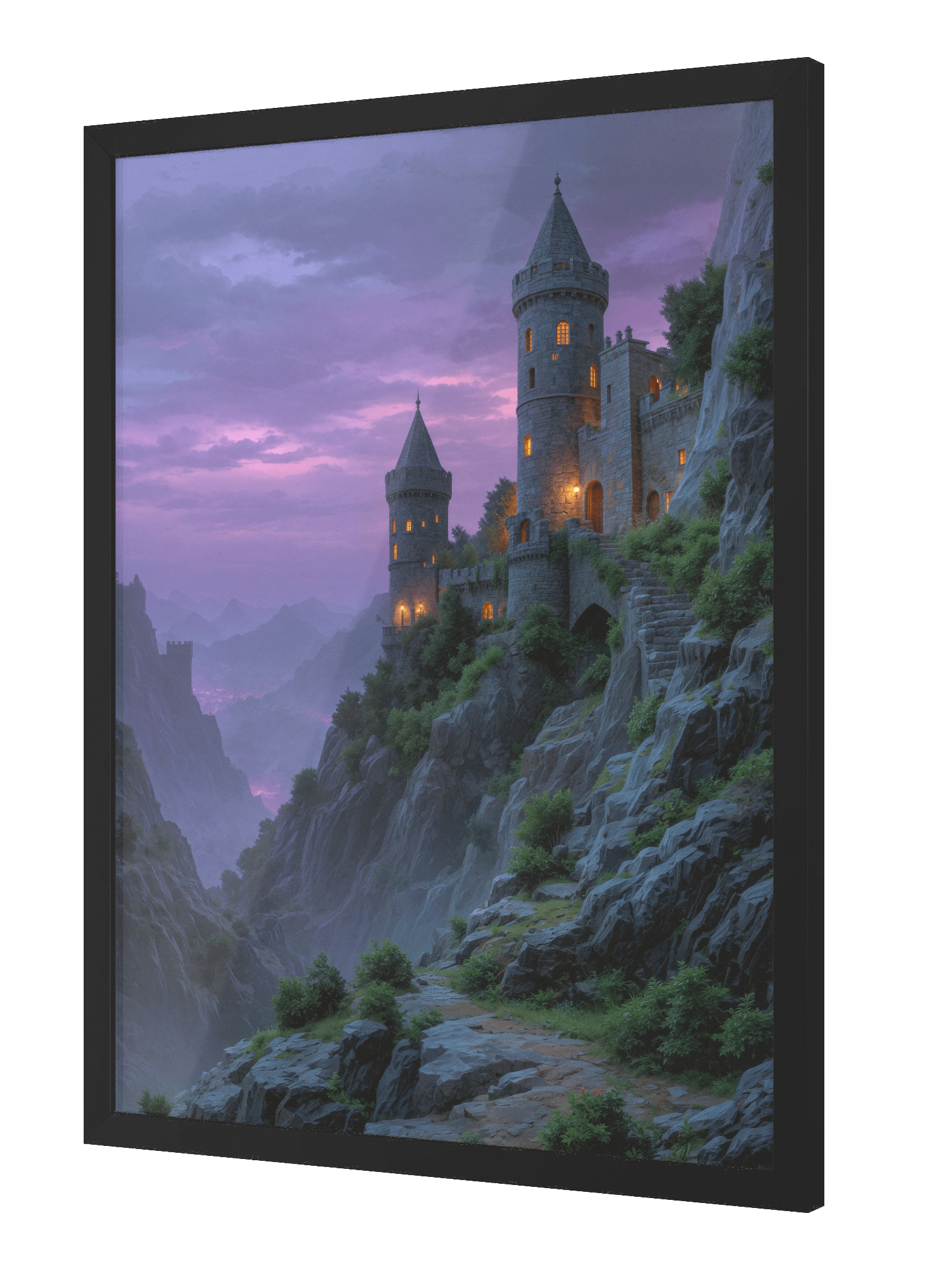 The Twilight Stronghold – Framed Poster product image (4)