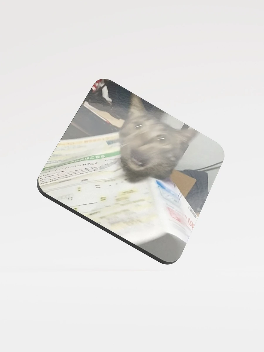 Glossed Cork Coaster: Meme Cats product image (1)