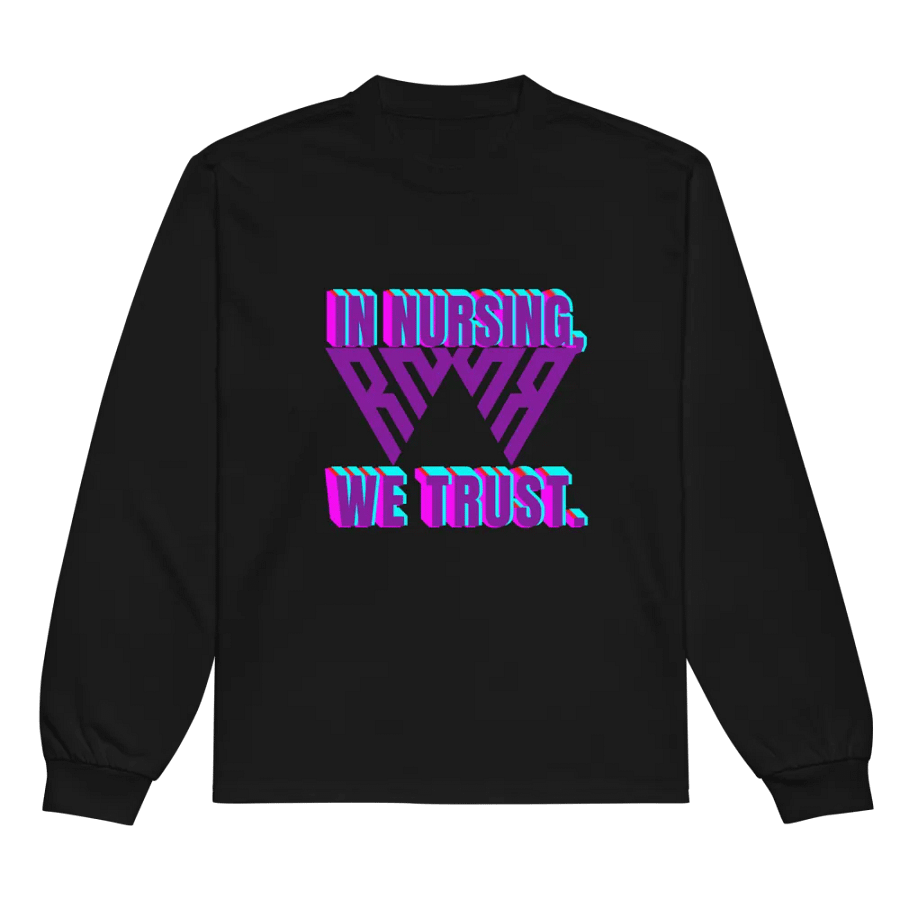 Trust in Nursing Glitch Long Sleeve product image (8)