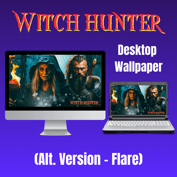 Witch Hunter - Desktop Wallpaper (Alternate - Lens Flare) product image (1)