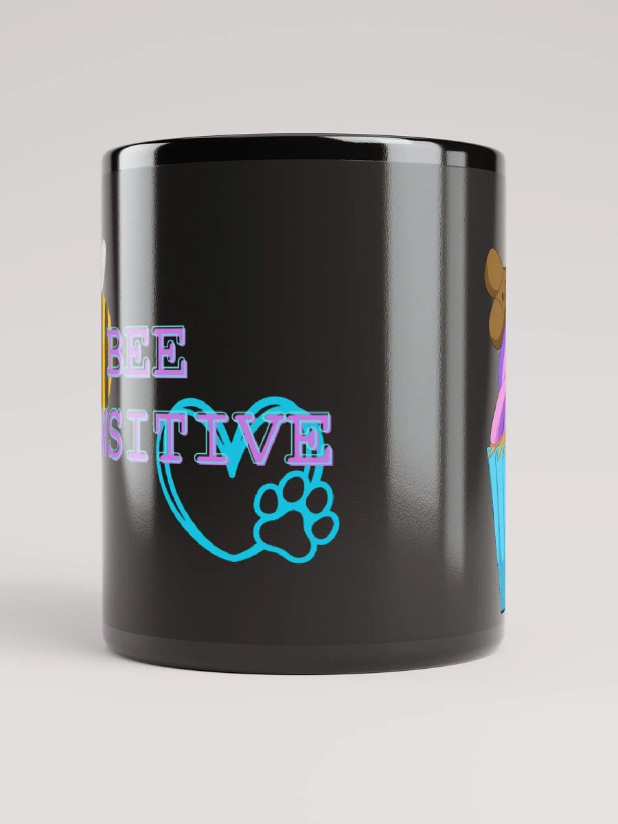 EmJDawg Bee Pawsitive Cupcake Mug (Black) product image (5)