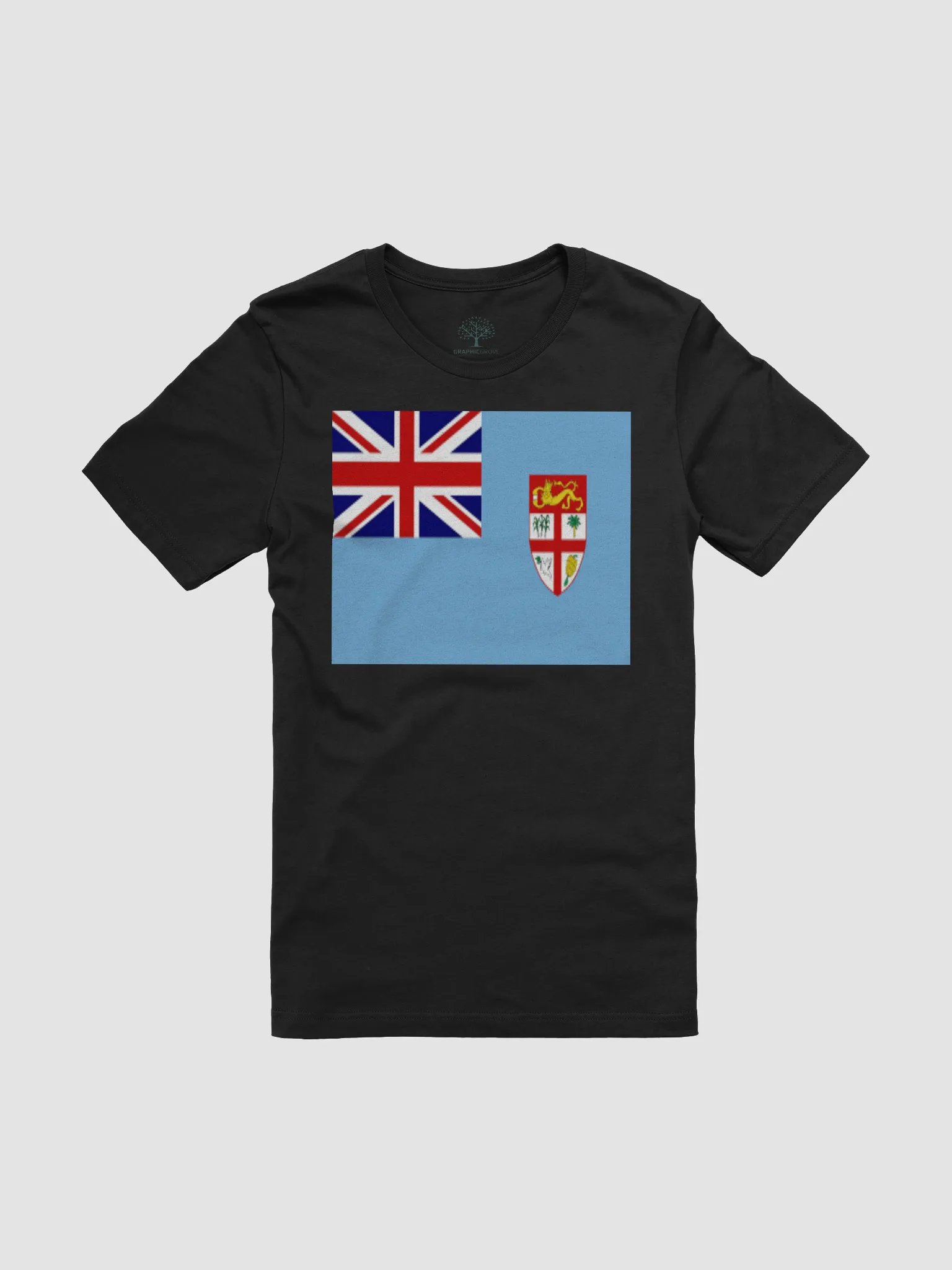 Exclusive Unisex Fiji Flag Graphic Tee by Graphic Grove product image (3)