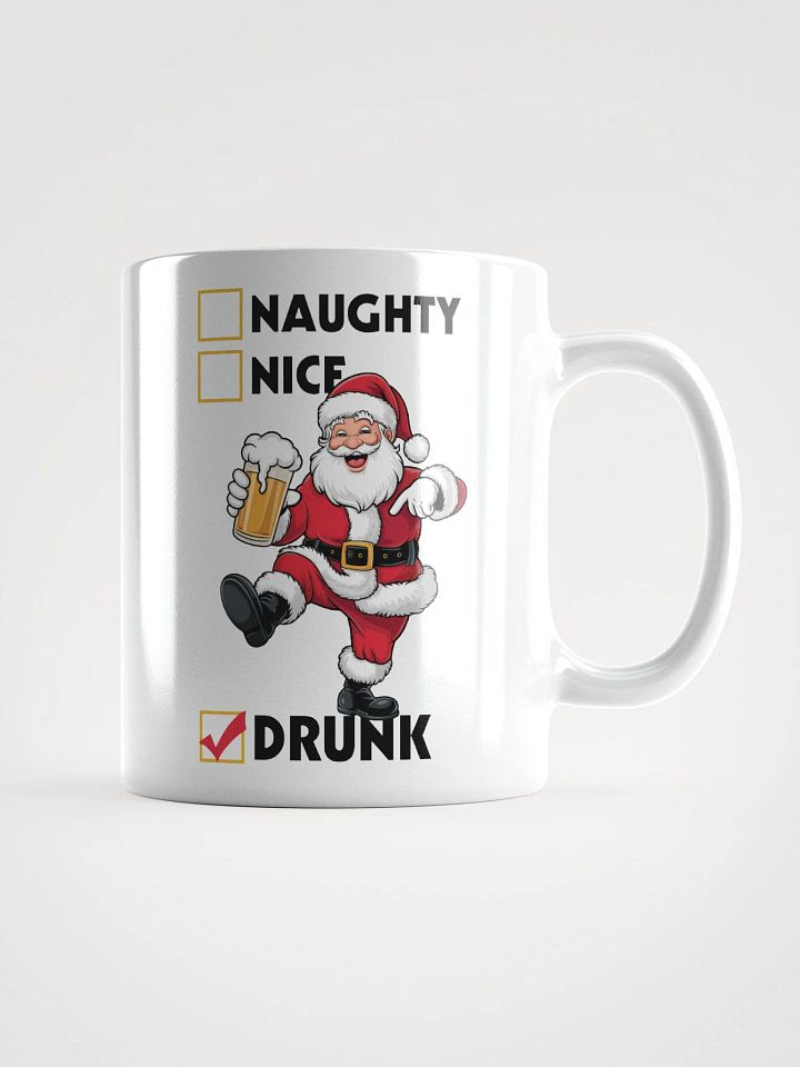 Santa Cheers White Glossy Mug product image (1)