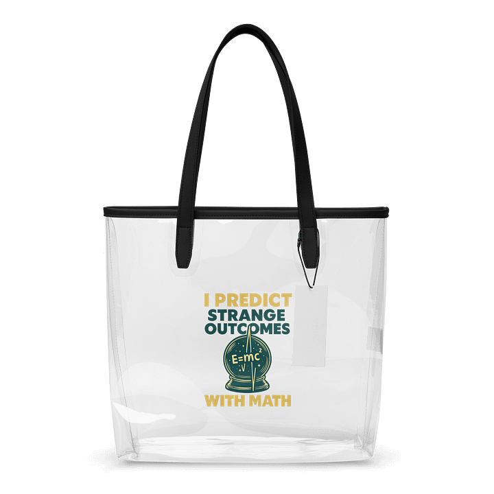 E=mc² Crystal Ball Clear Tote product image (1)