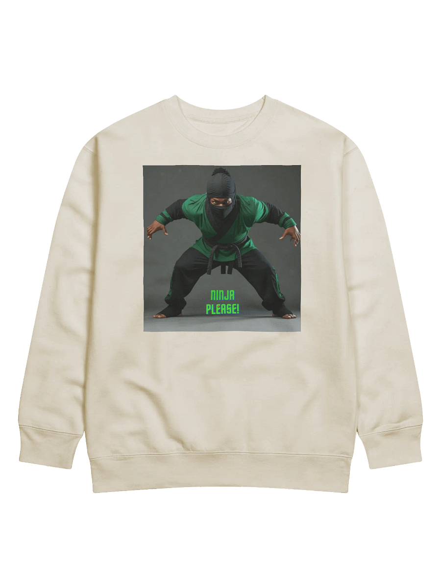 Ninja Please Long Sleeve Shirt product image (4)
