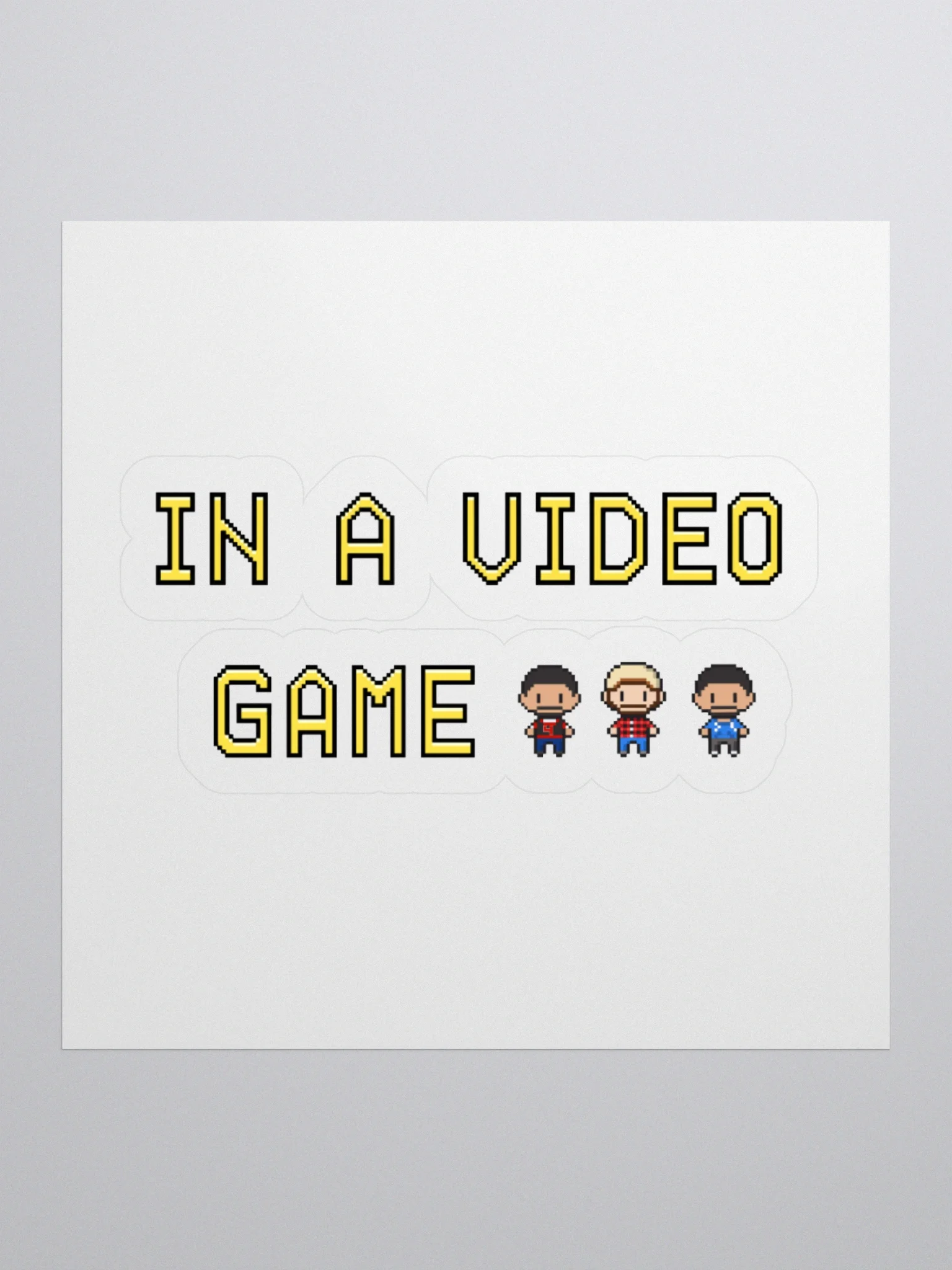 In a Video Game... - Stickers product image (3)