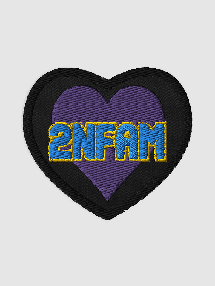 2NFAM Heart Embroidered Patch product image (1)