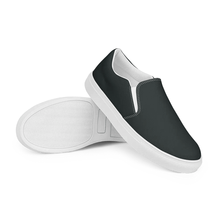 Men's Slip-On Canvas Shoes - Charcoal Gray product image (1)