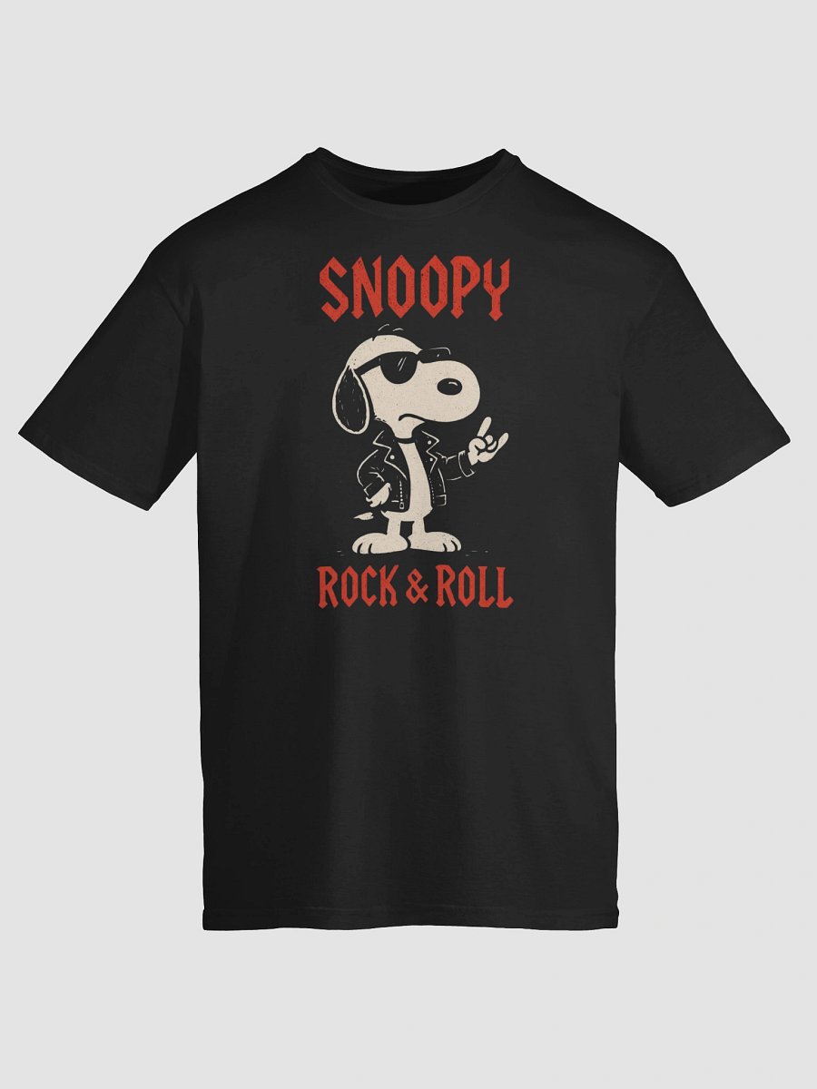 Snoopy T-Shirt - Rock and Roll Joe Cool Biker product image (6)