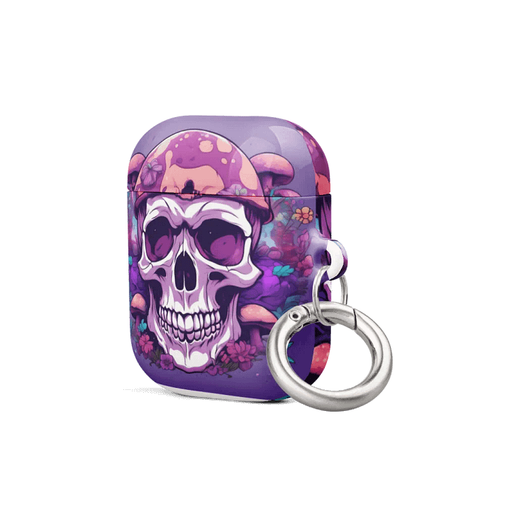 Psychedelic Mushroom Skull AirPods® Case product image (2)