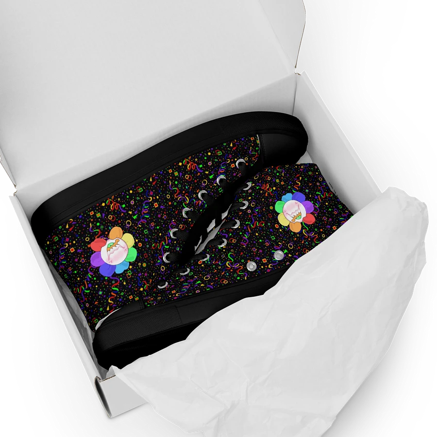 Black Arcade Flower Sneakers product image (19)
