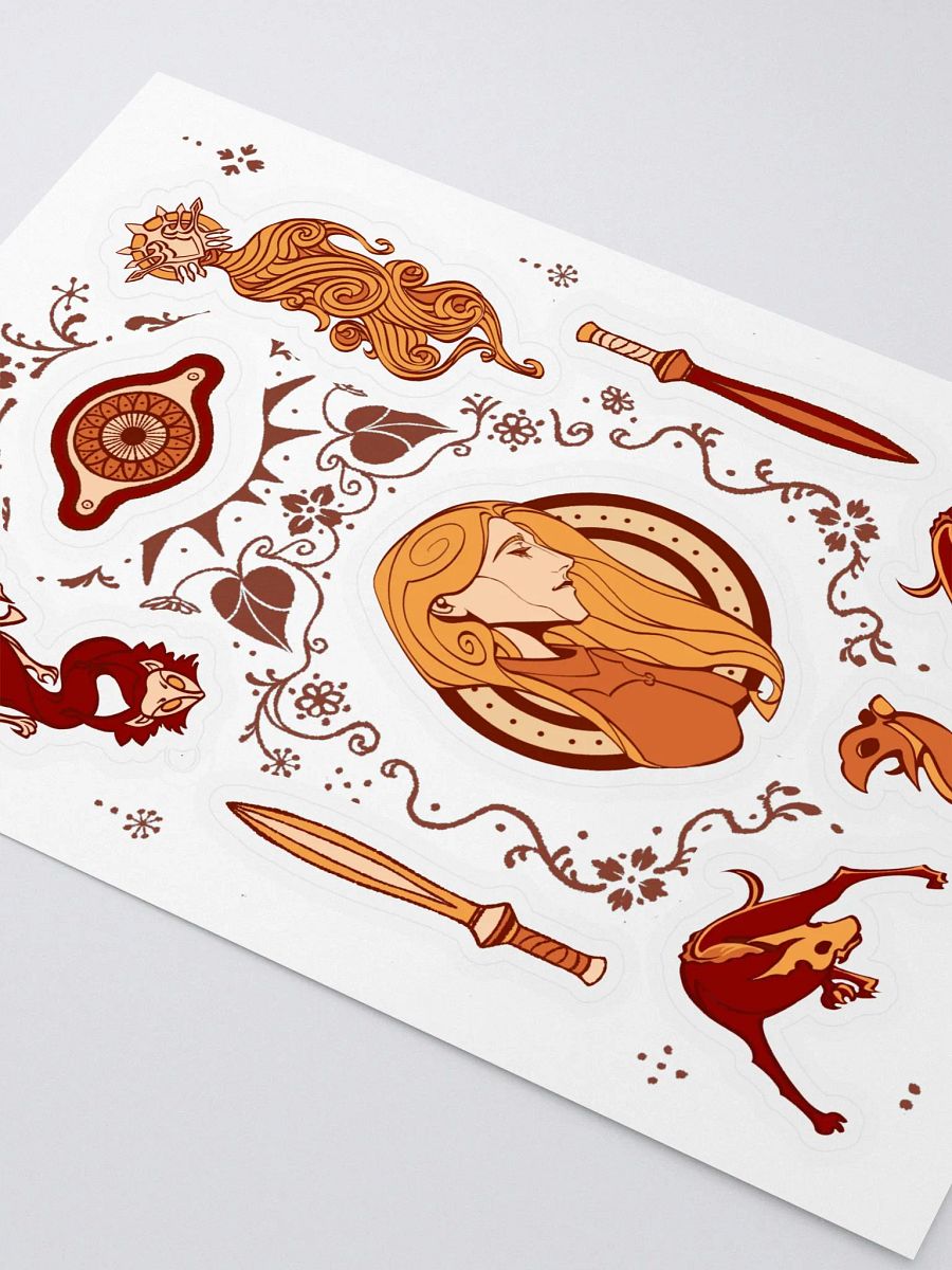The Hounds of Achilles Sticker Sheet product image (2)