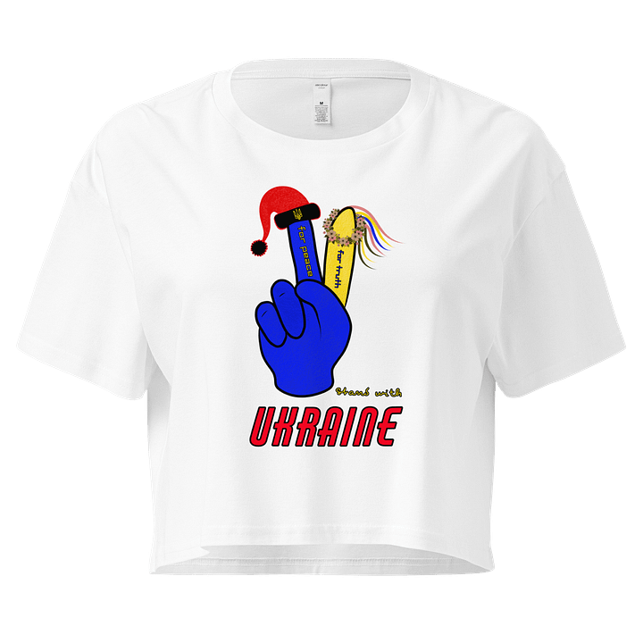 Peace & Truth Gesture Crop Top product image (37)