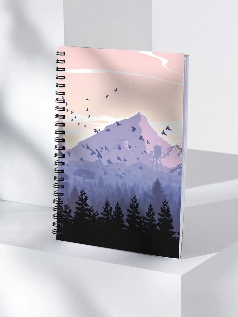 Purple Serenity Spiral Notebook product image (4)