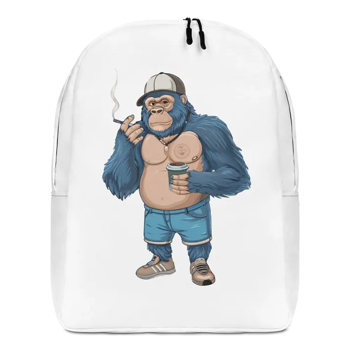 Blue Gorilla Minimalist Backpack product image (1)