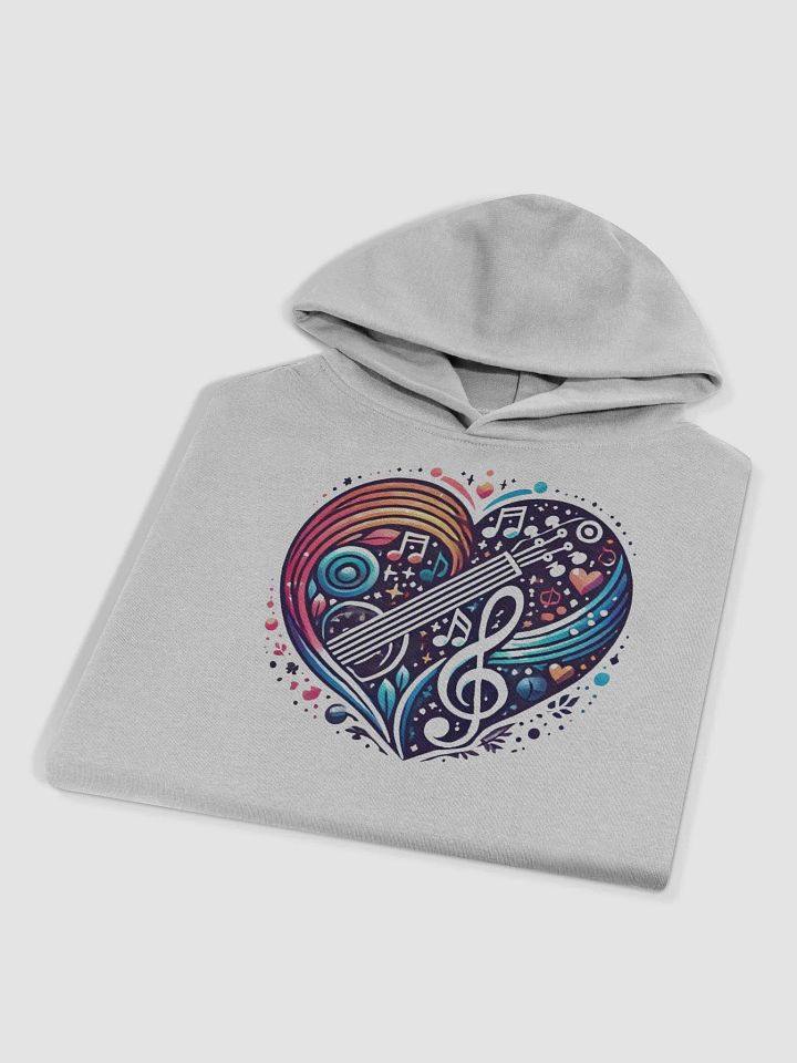 Harmonious Heartbeat Music Hoodie product image (2)
