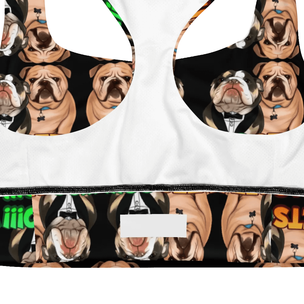 Straightedge Monster Let's Go!!! All-Over Print Longline Sports Bra product image (12)