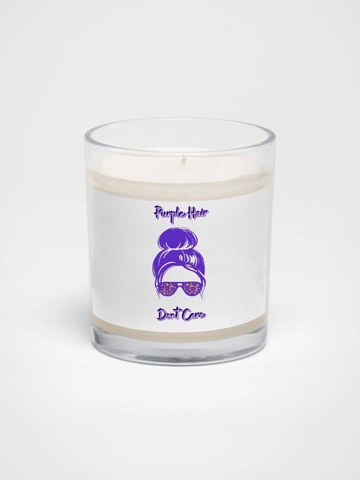 Purple Hair, Don't Care Soy Wax Candle product image (1)