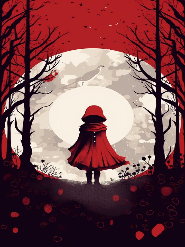 Dark Red Ridding Hood Downloadable Poster product image (2)