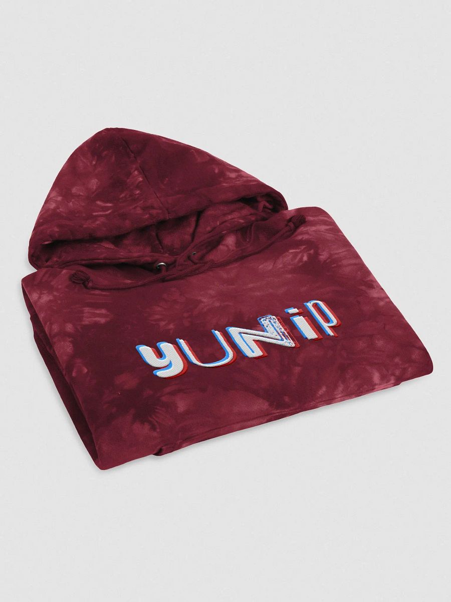 YUNIP embroidered tie-dye hoodie product image (8)