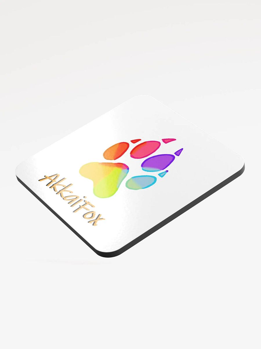 Rainbow Paw Corked Coaster product image (3)