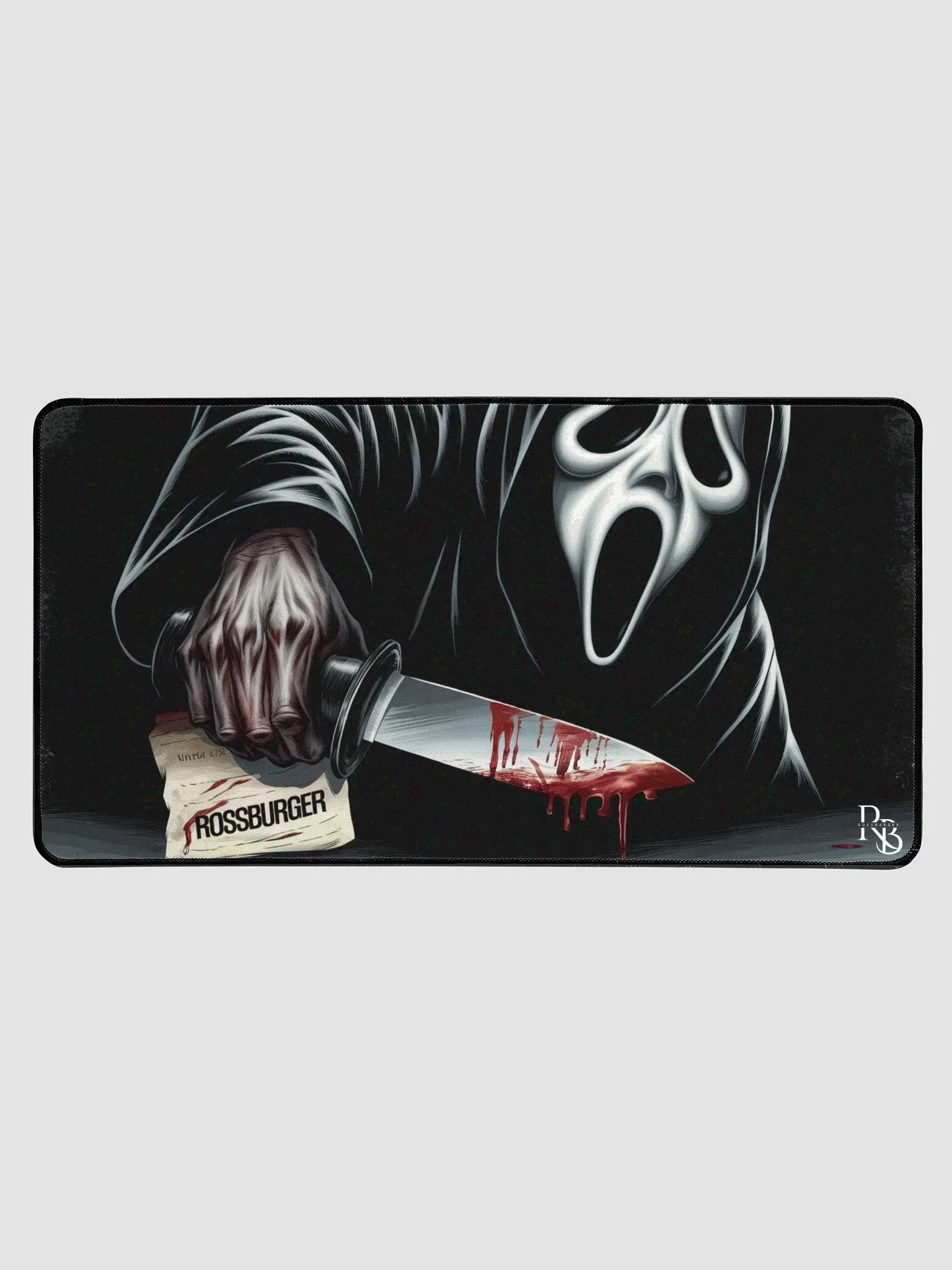 Ghost Face Desk Mat product image (1)