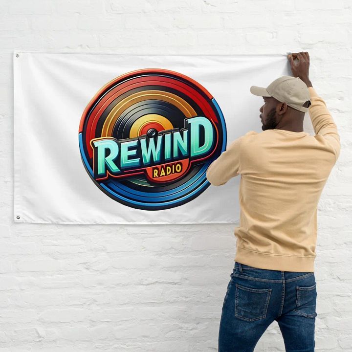Retro Rewind Radio Flag product image (2)