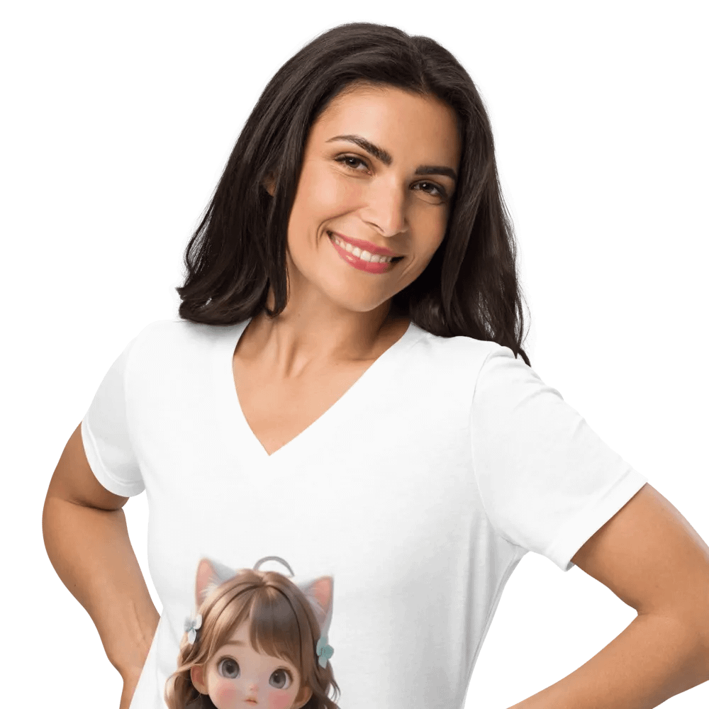 Bella+Canvas Women's Relaxed V-Neck T-Shirt product image (10)