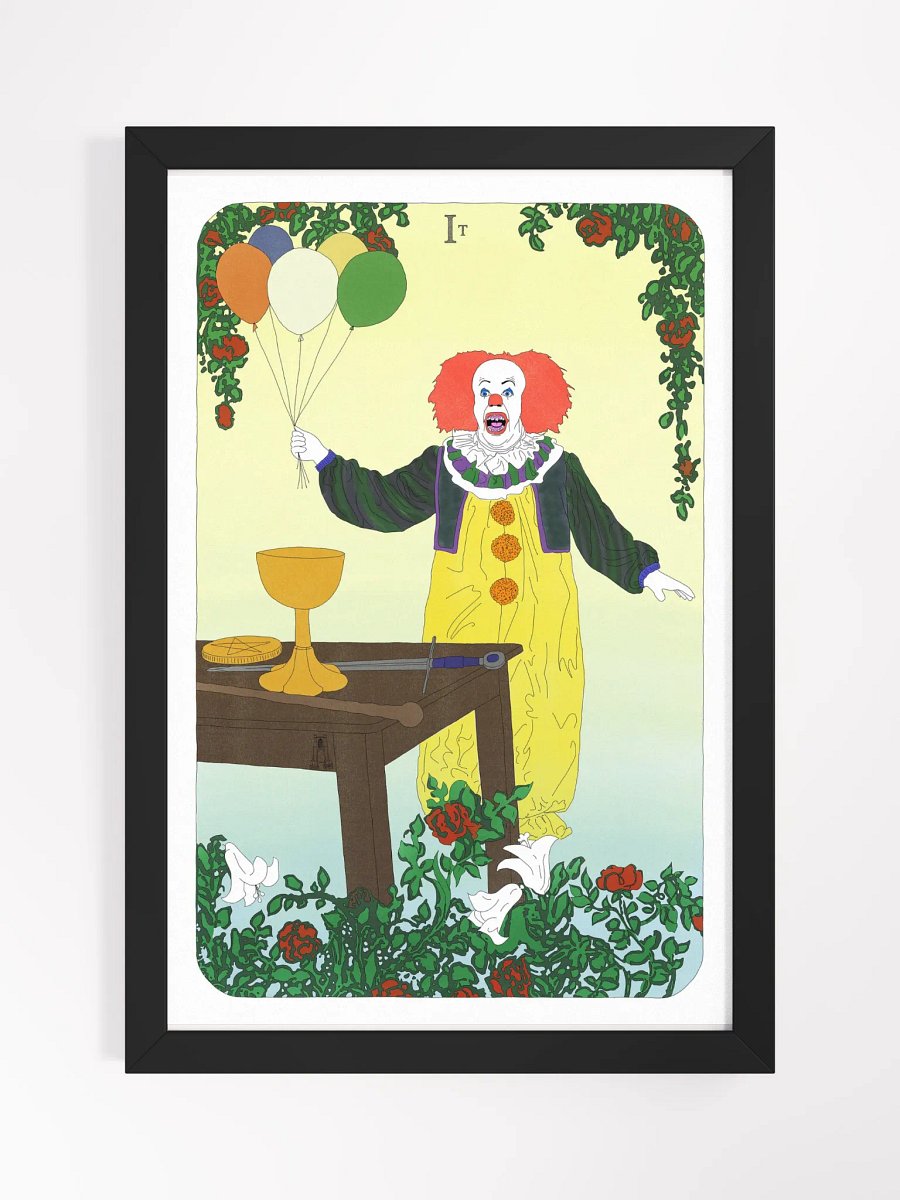 Original Pennywise Magician Tarot Card Framed Print product image (1)