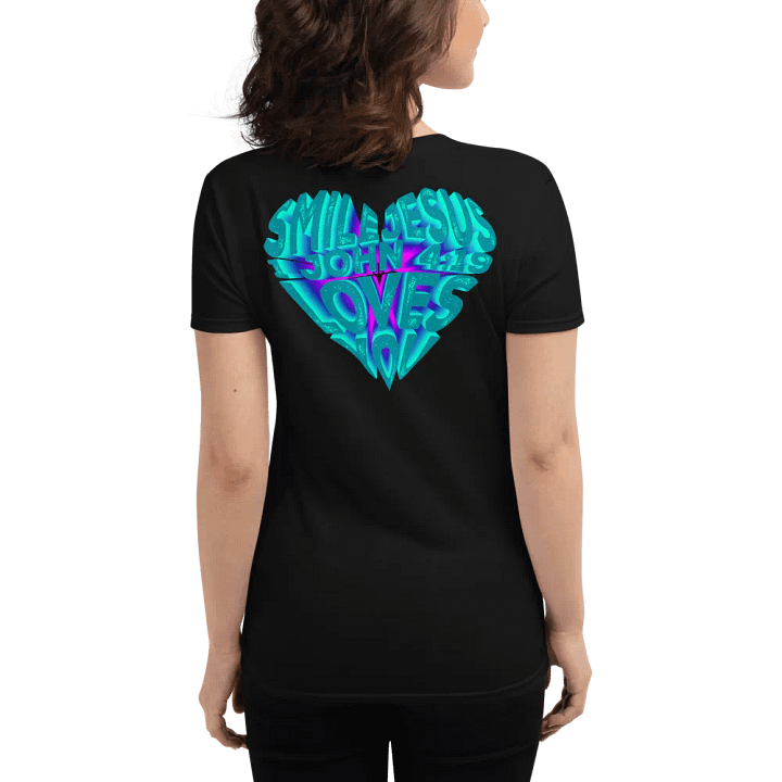 1 John 4:19 | Fitted (Female) Shirt product image (1)