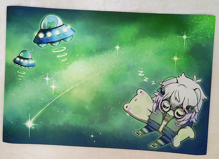 Sleepy Rhaps in Space Poster product image (1)