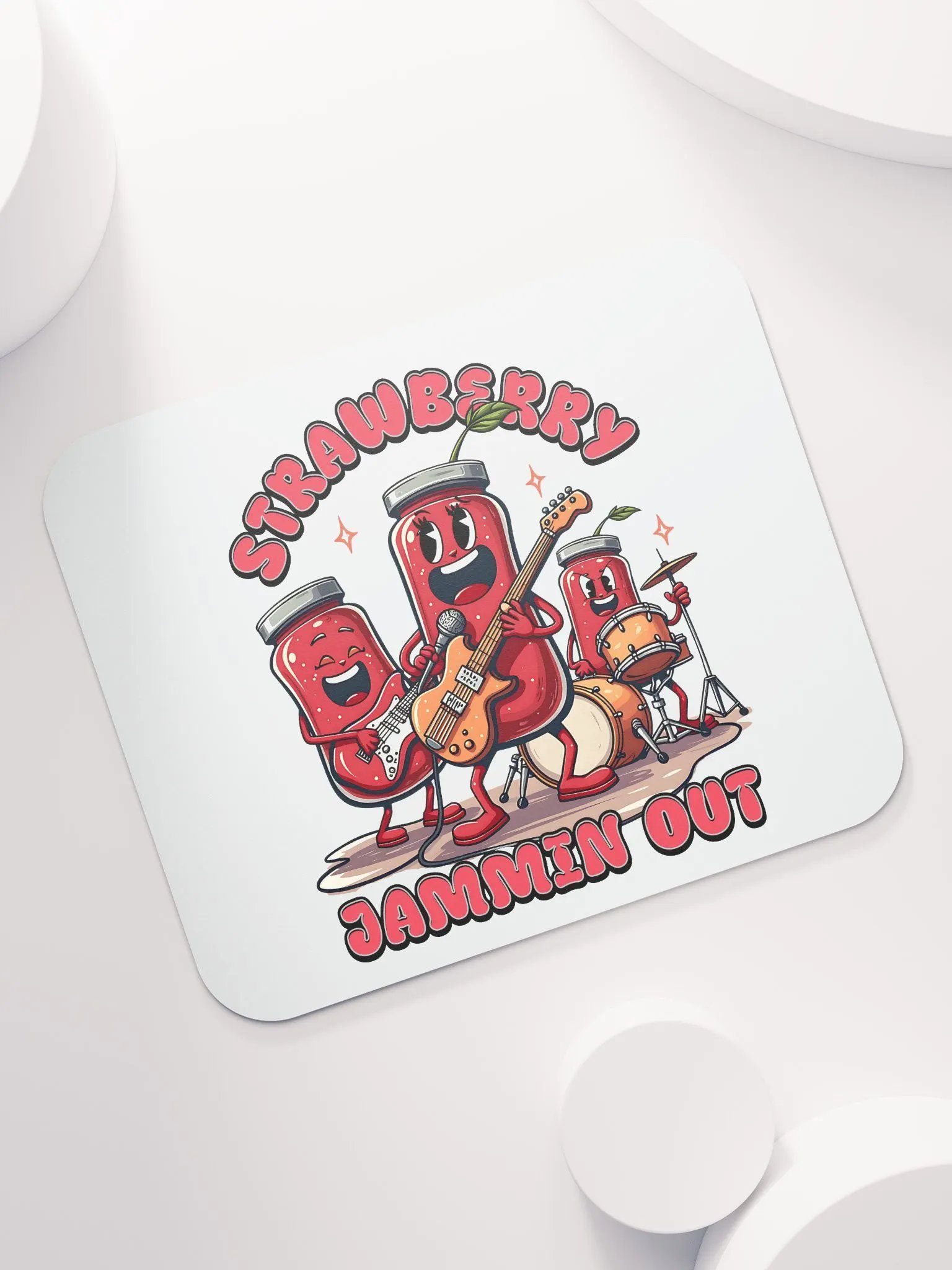 Strawberry Jammin Out Mouse Pad product image (5)