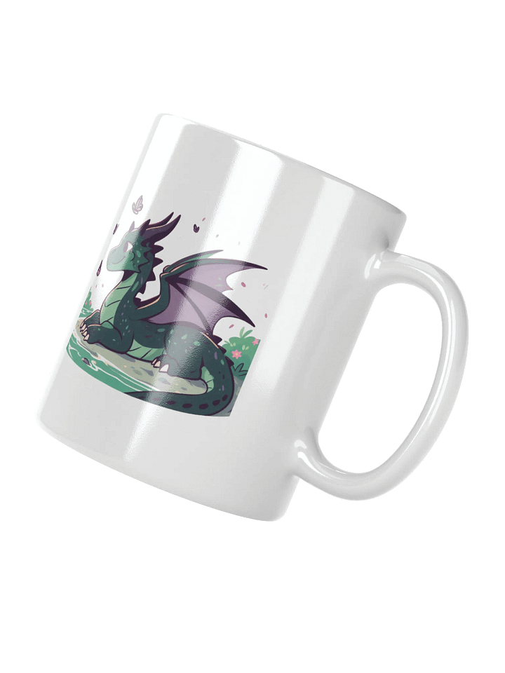 Cute Green Dragon by the River product image (5)