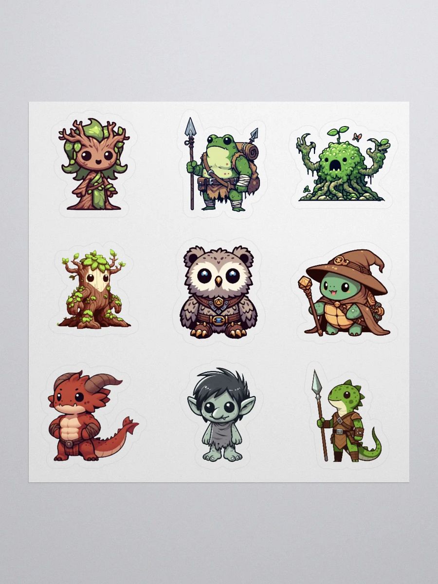 Forest Fiends Kiss Cut Stickers product image (3)