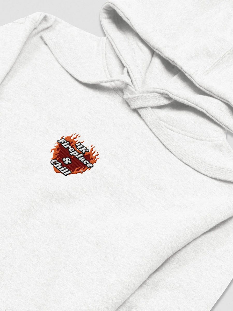 Flaming Heart - 4K Fireplace & Chill | Embroidered Hoodie product image (7)